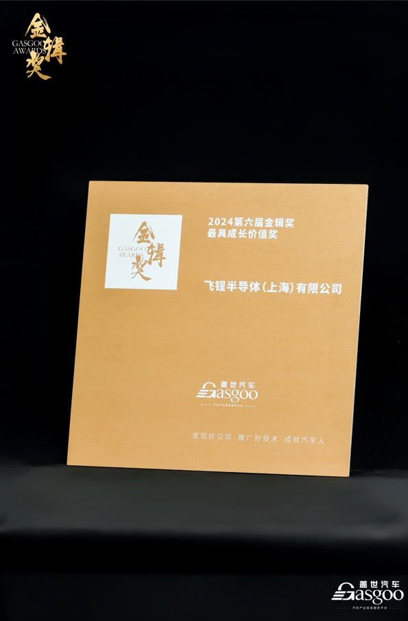 飞锃半导体荣获2024年金辑奖最具成长价值奖